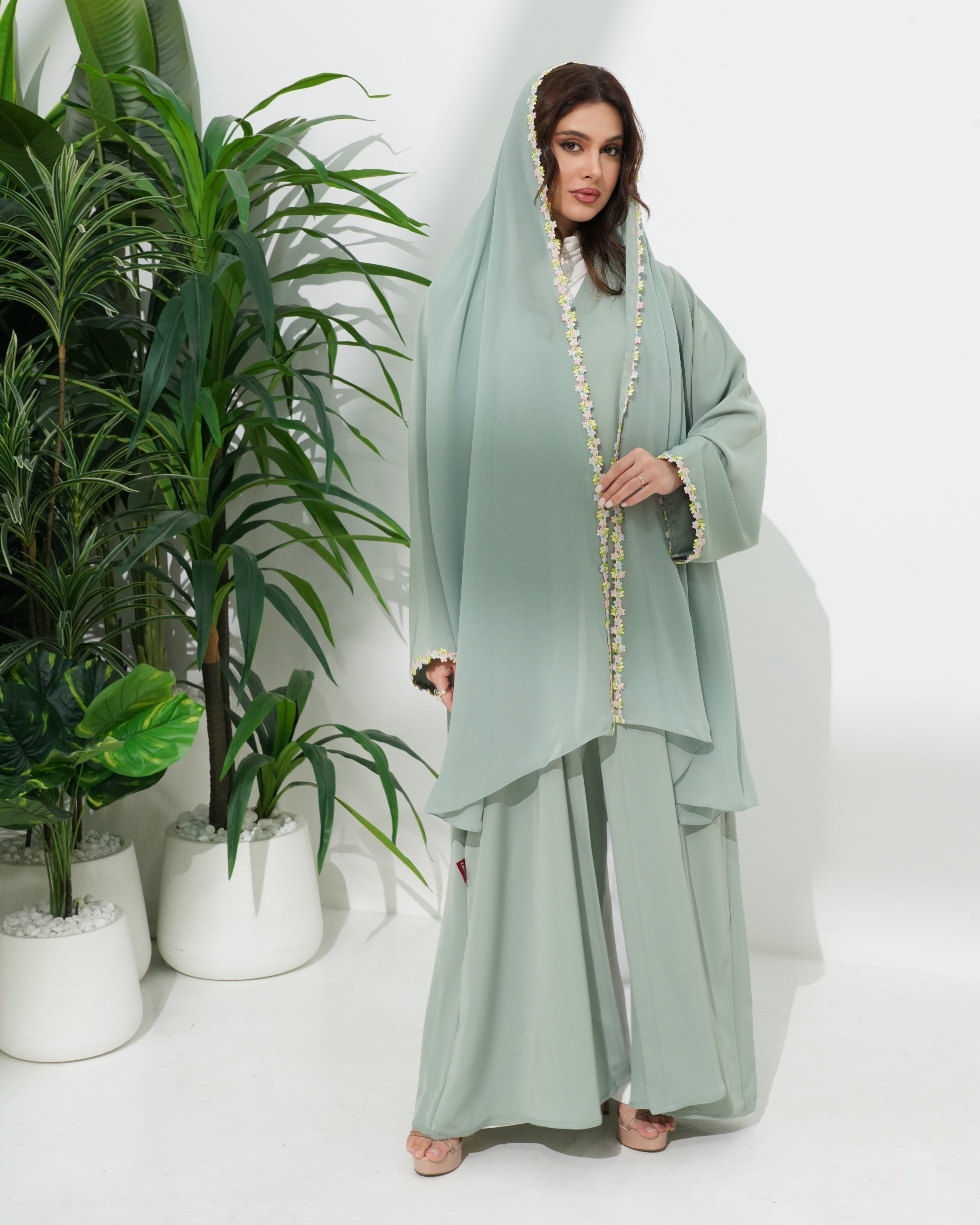 Floral Tea green