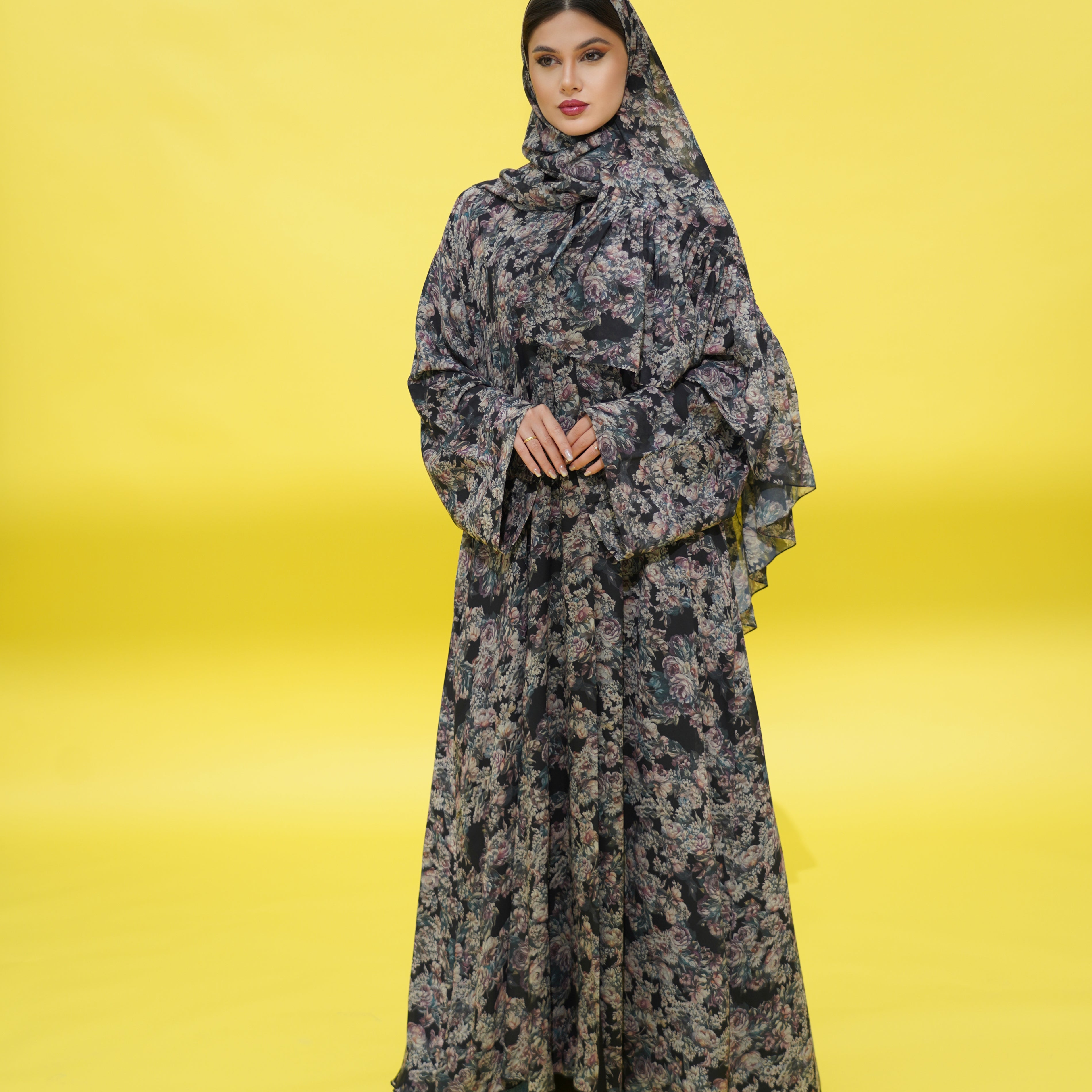 Delilah  Chiffon Abaya