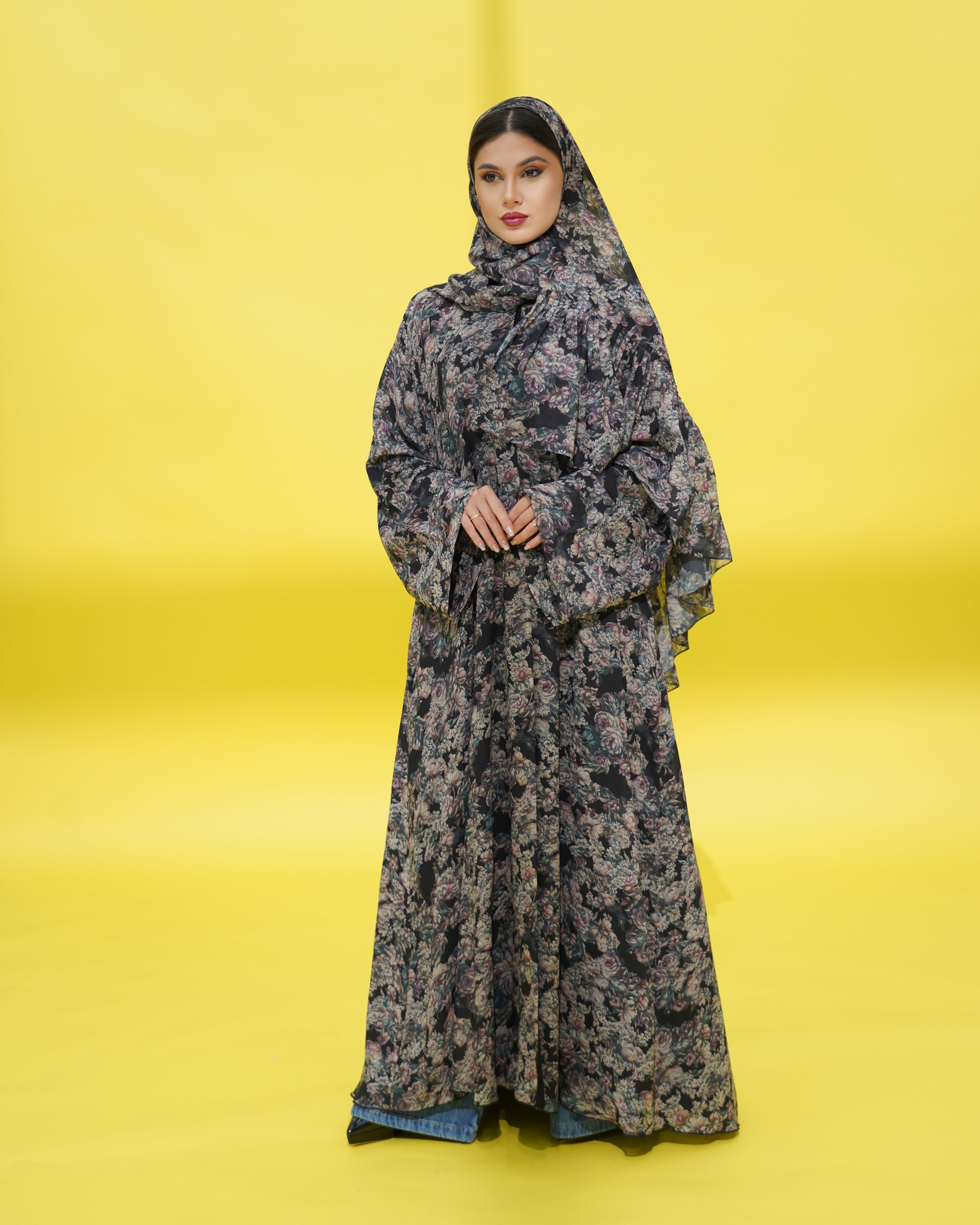 Delilah  Chiffon Abaya