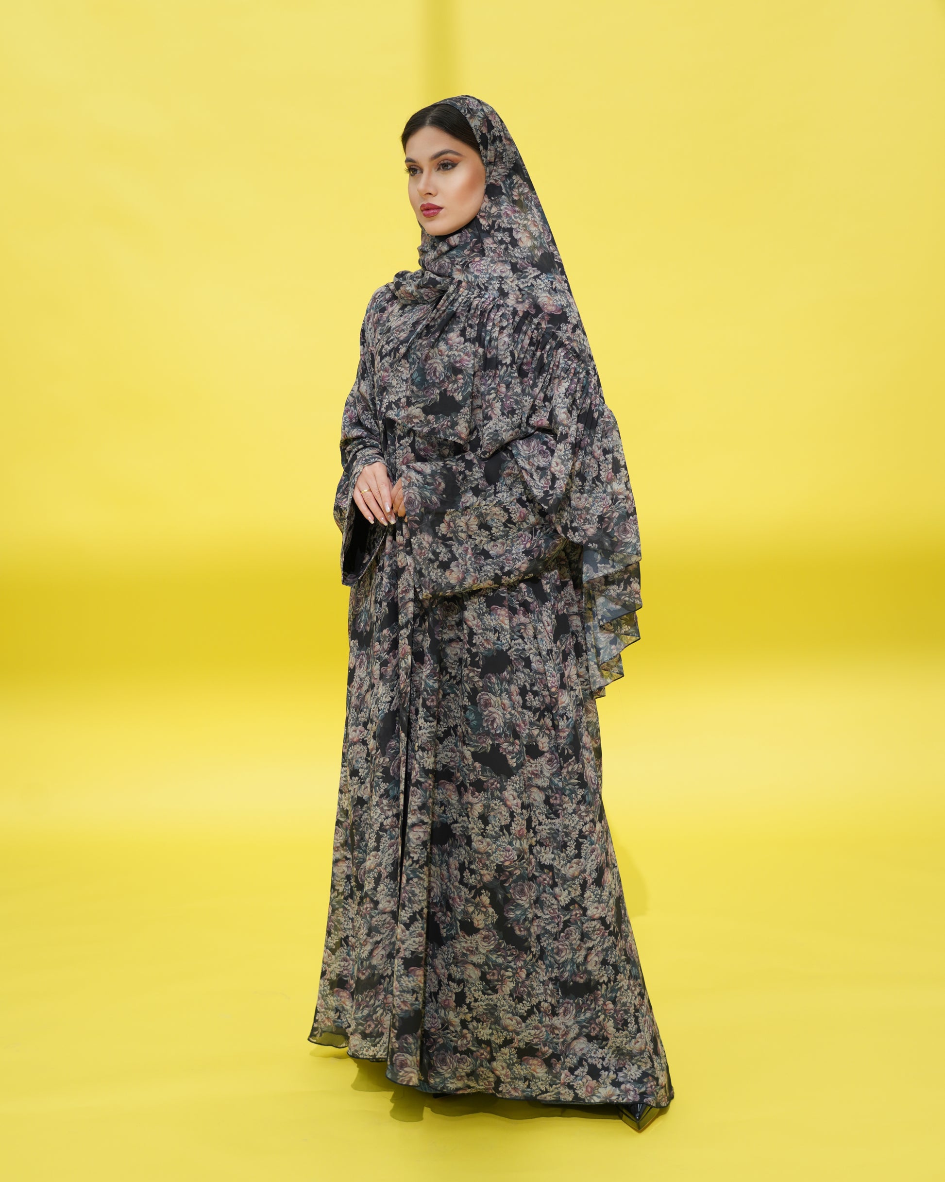 Delilah  Chiffon Abaya