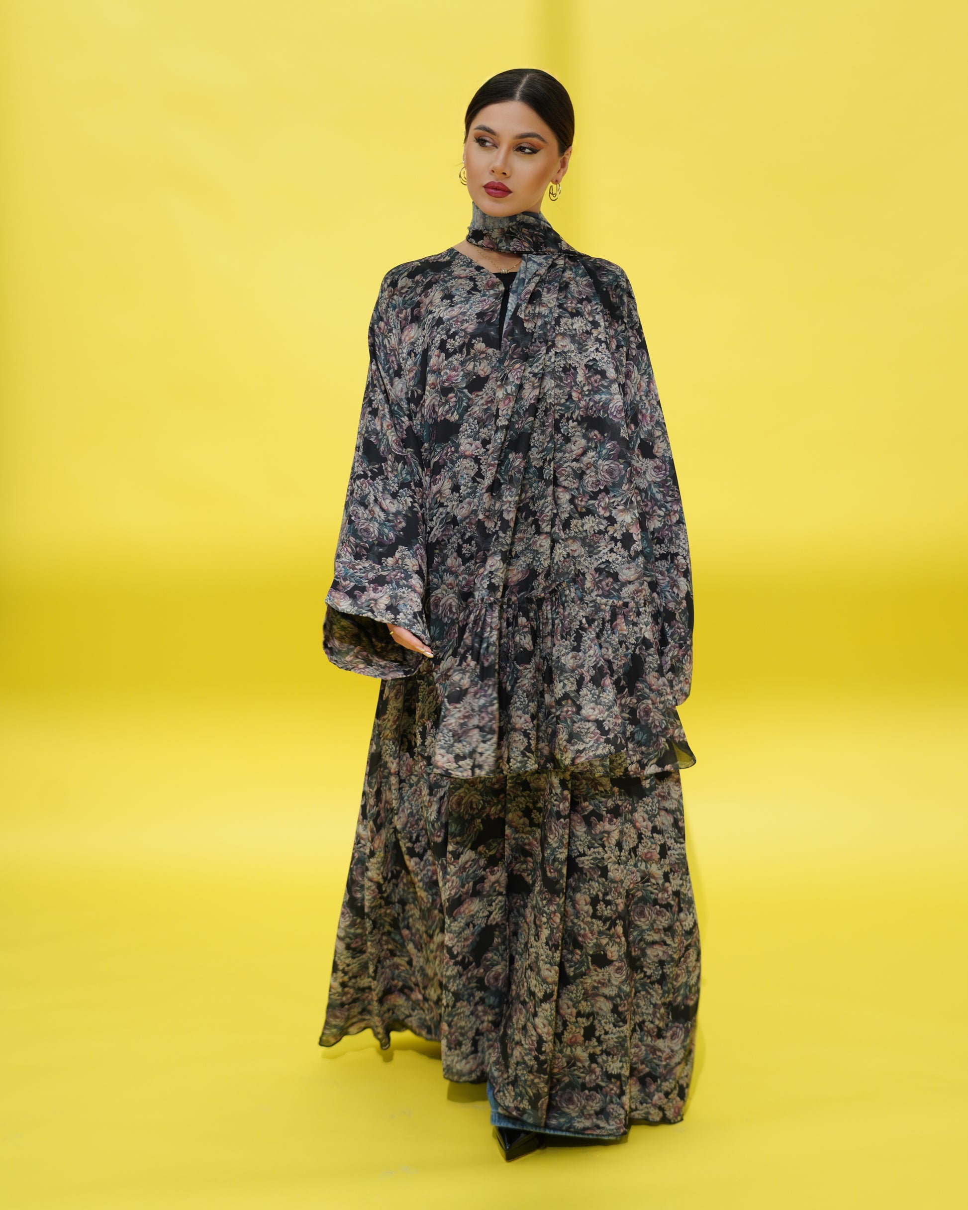 Delilah  Chiffon Abaya