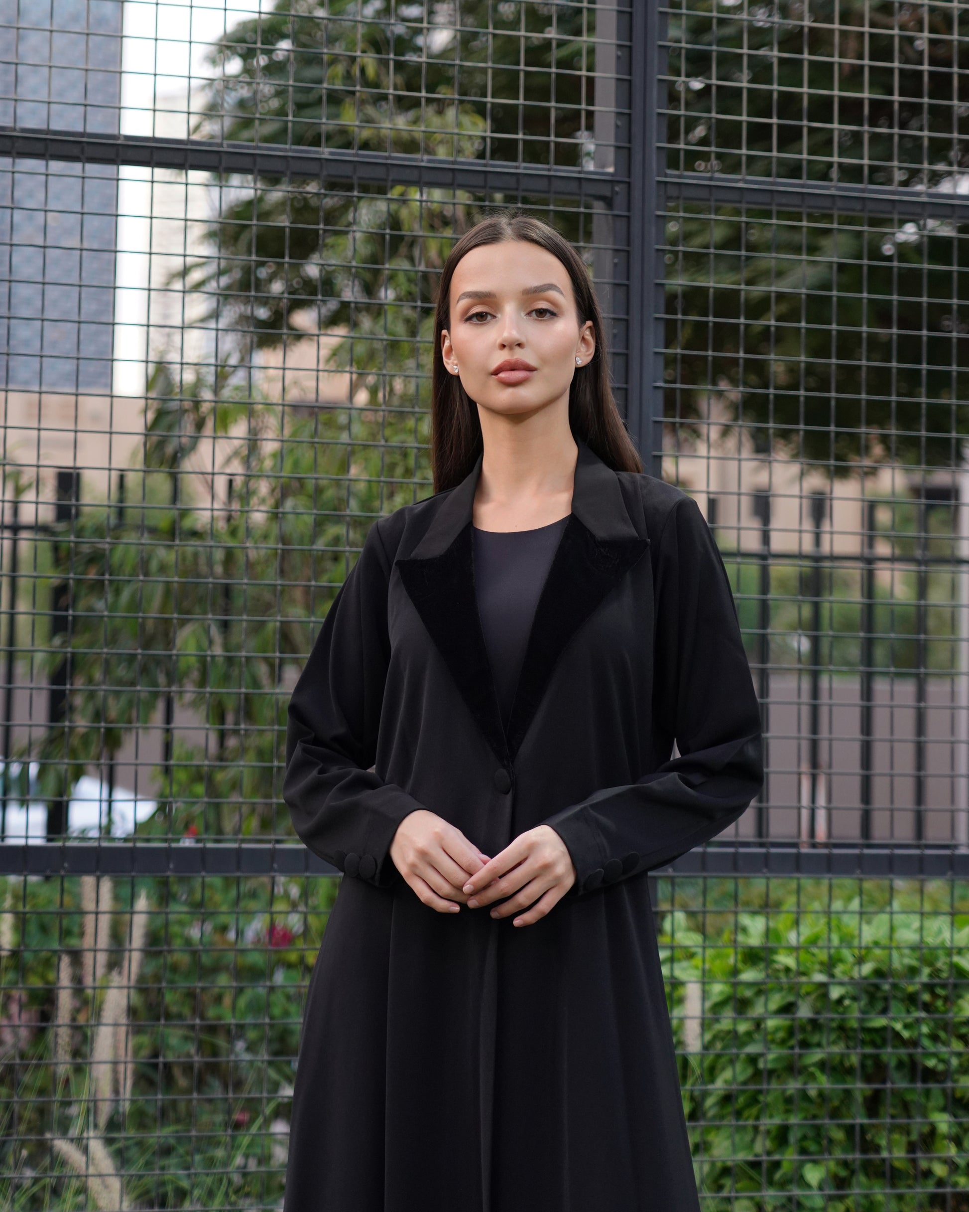 Blazer velvet black