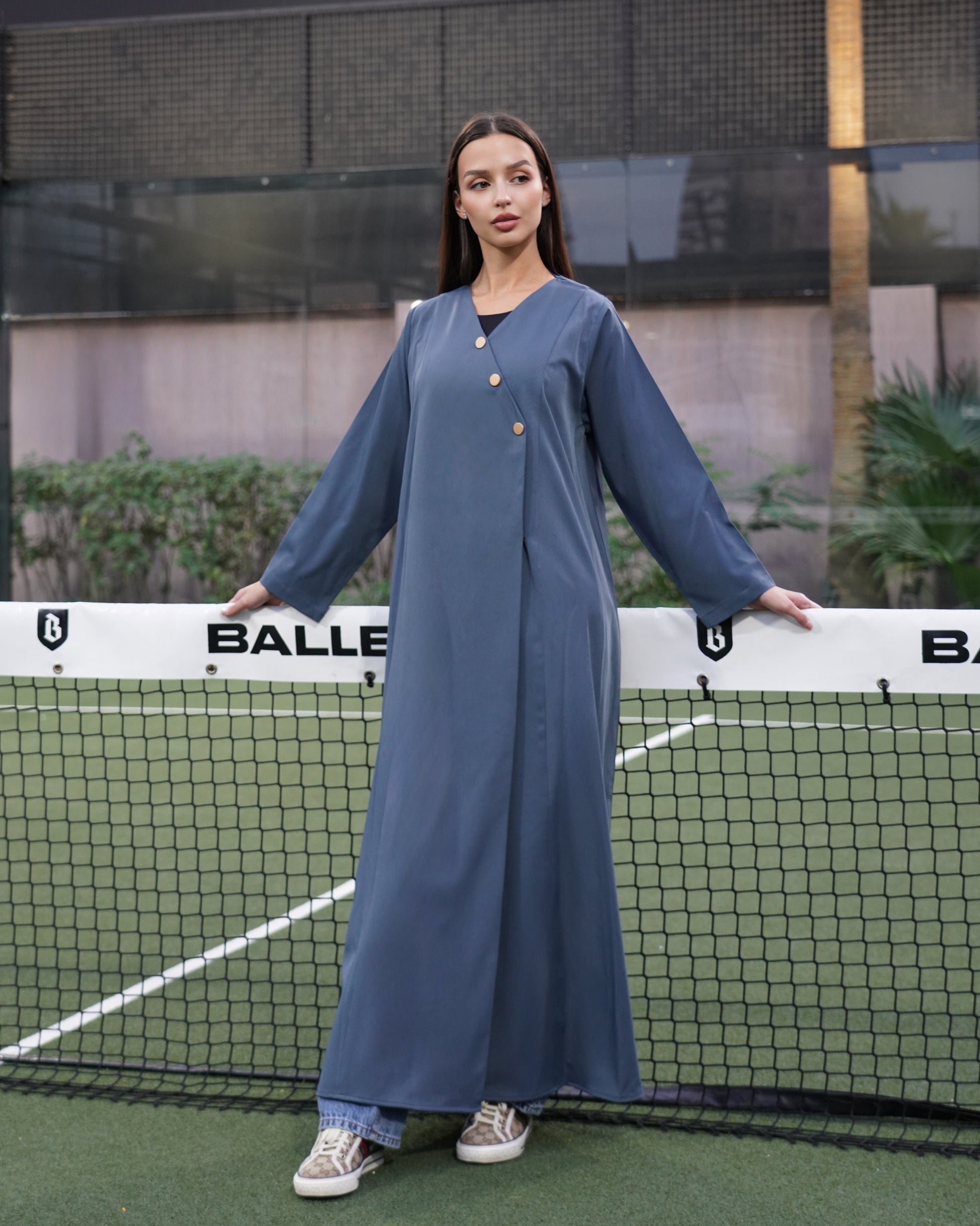 Zaina steel grey blue