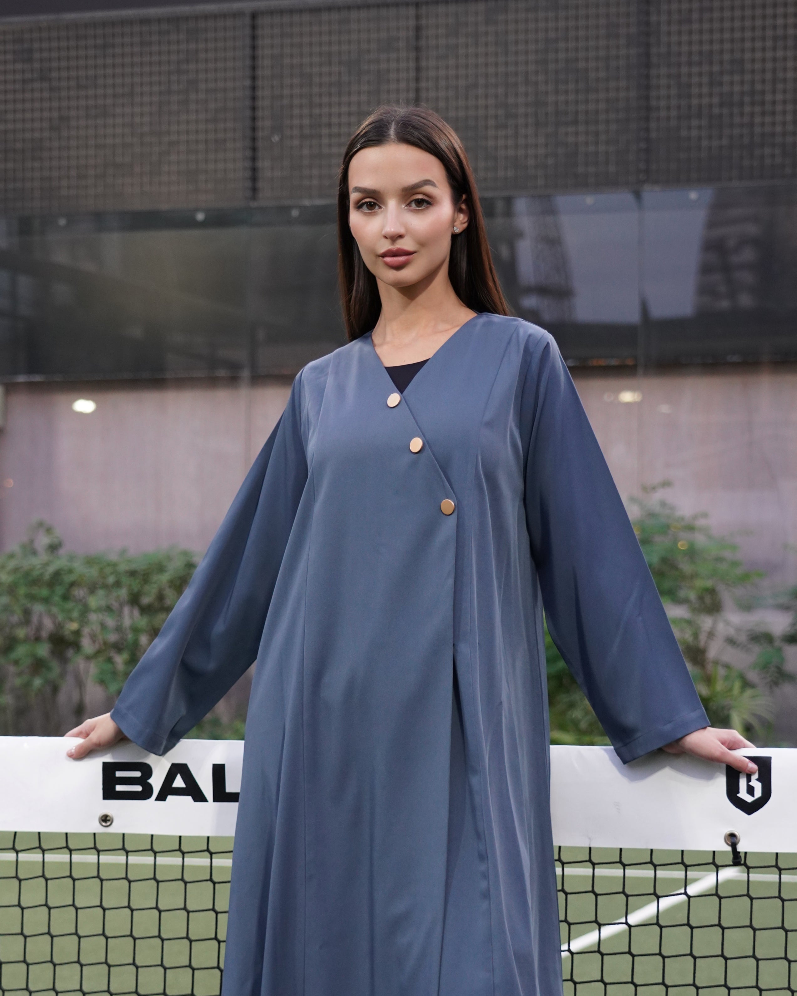 Zaina steel grey blue