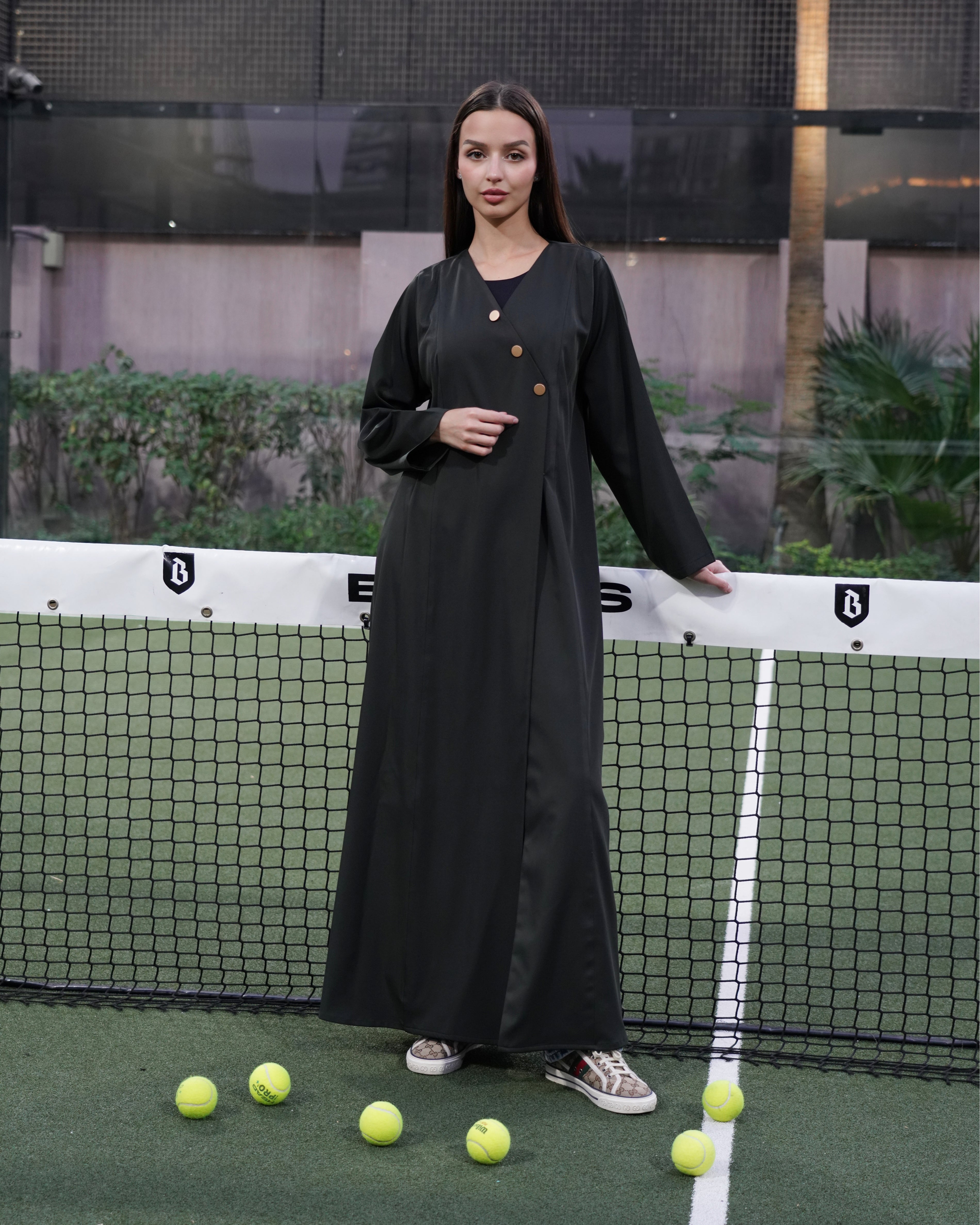 Zaina Deep Olive Green