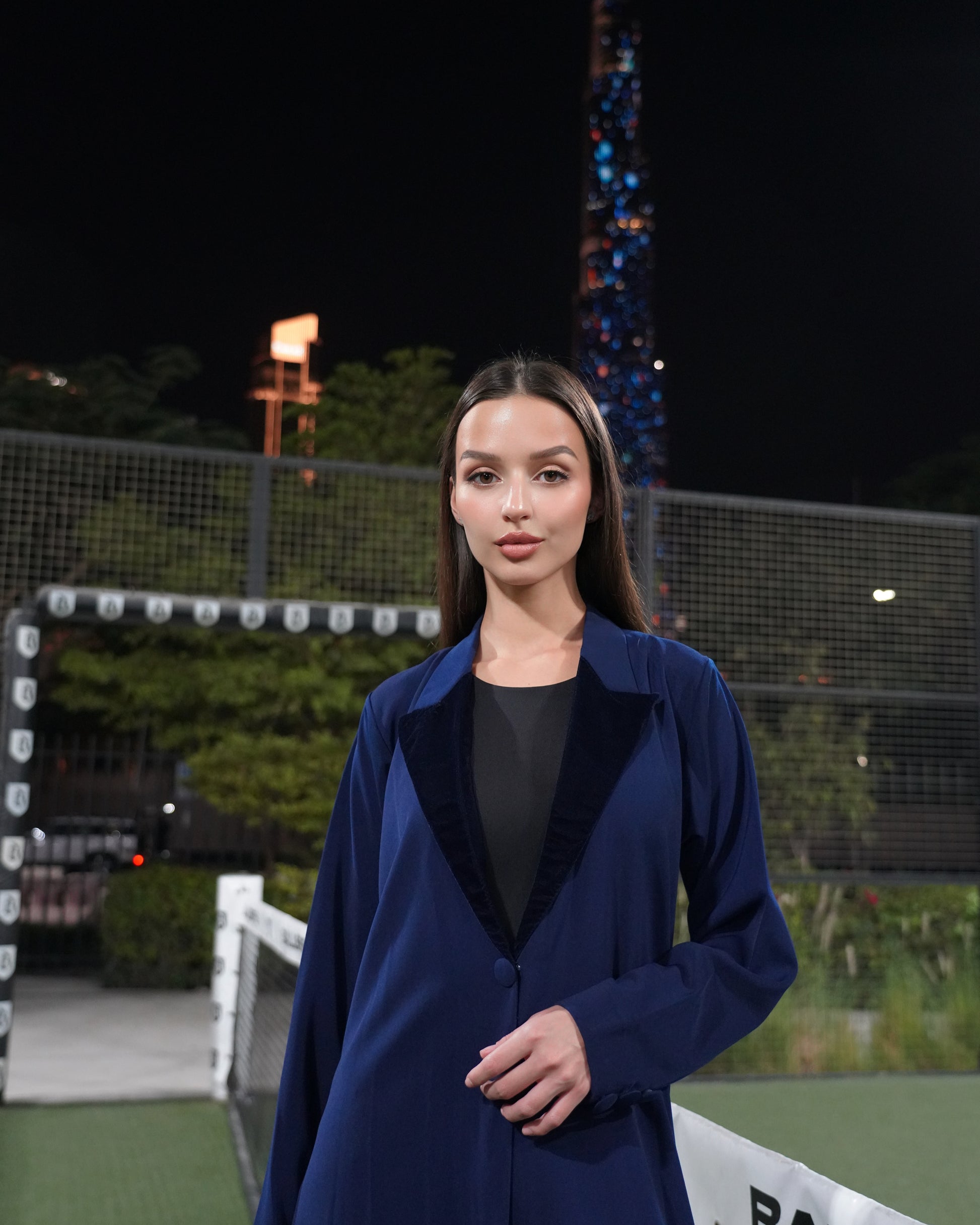 Blazer velvet navy