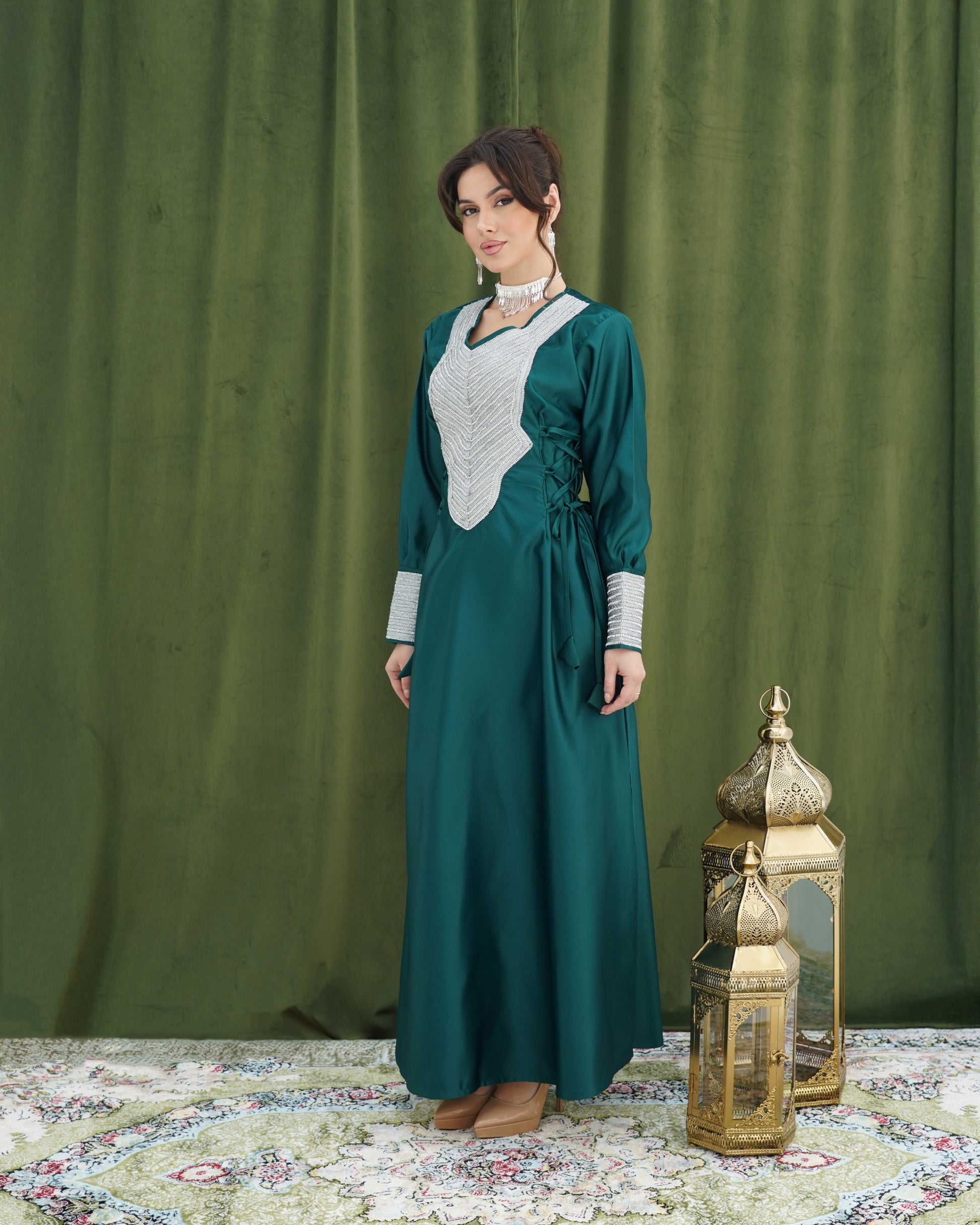 Sheikha Dark Teal Green