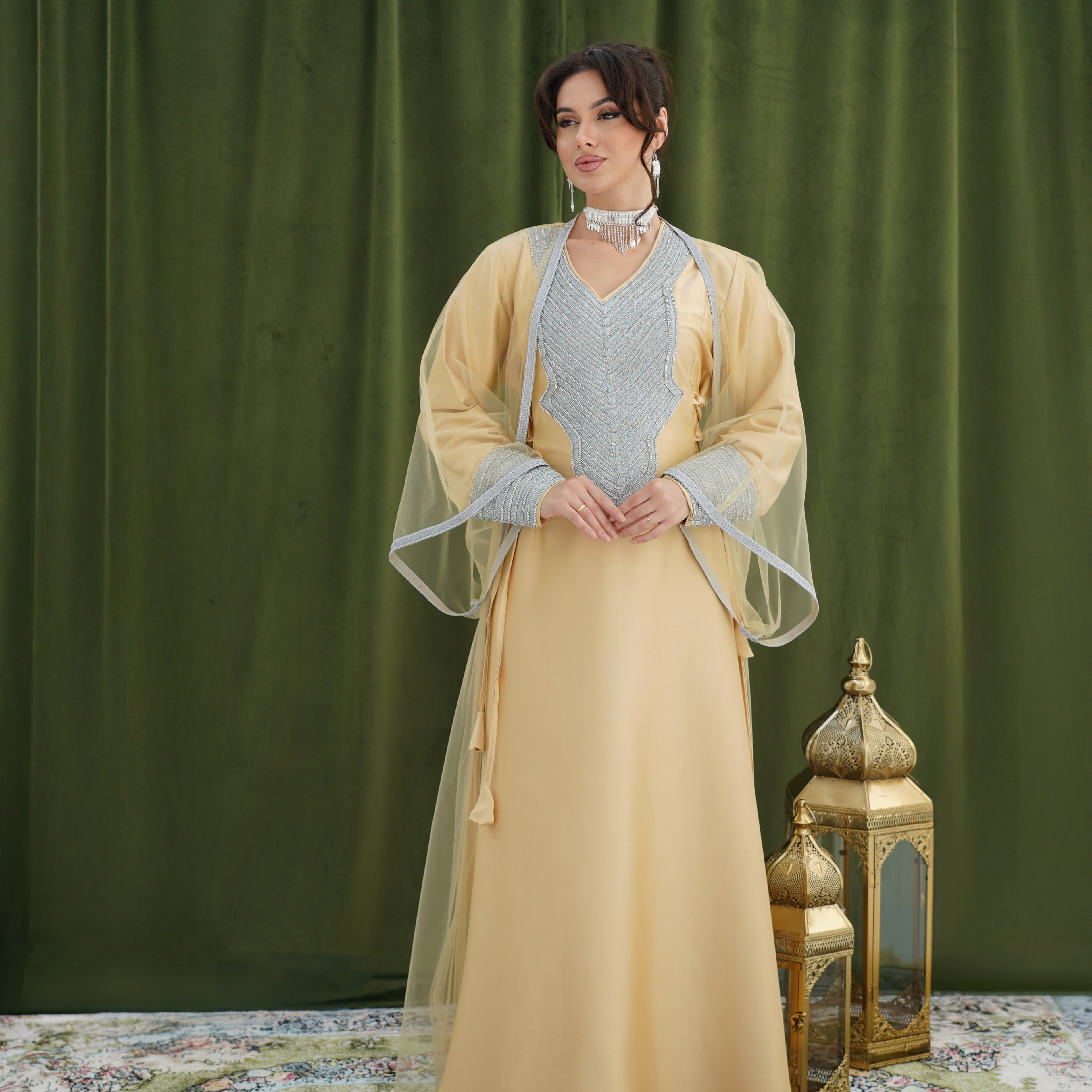 Sheikha Soft Yellow Beige